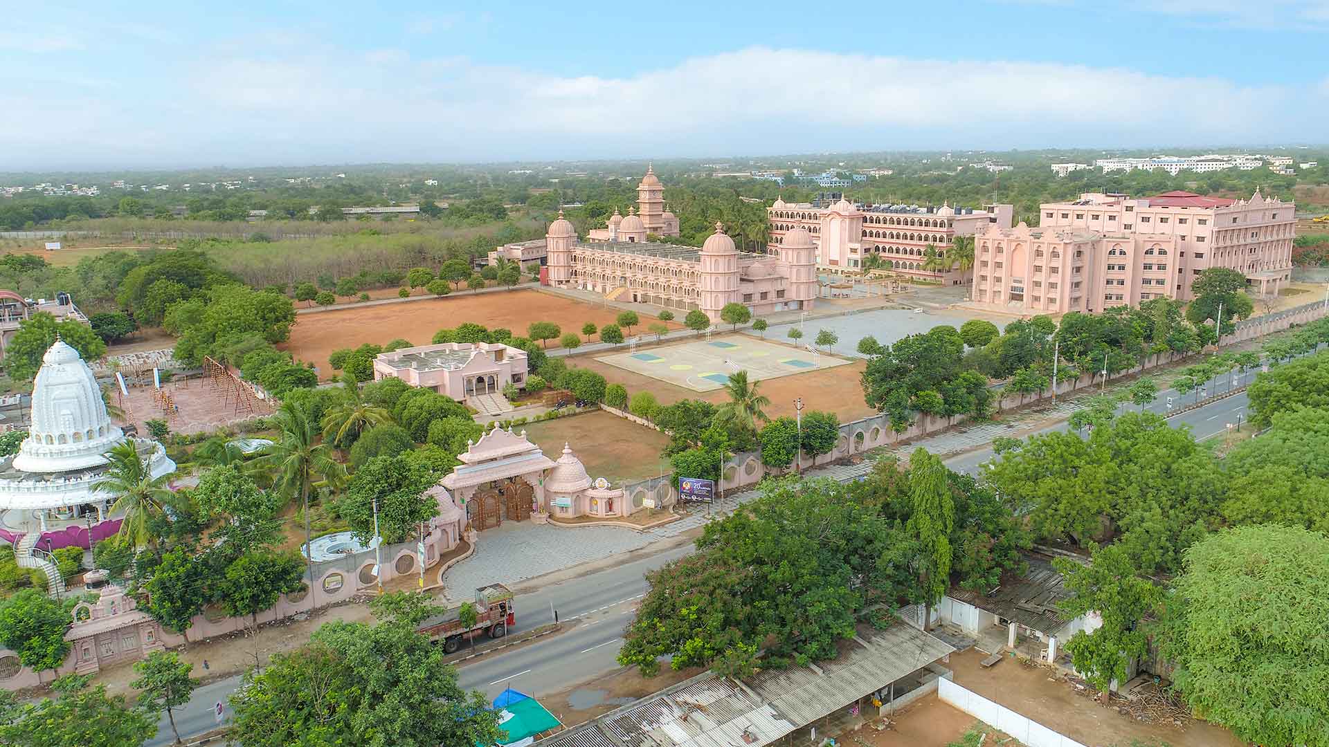 gurukul hyderabad bird view/ drone view