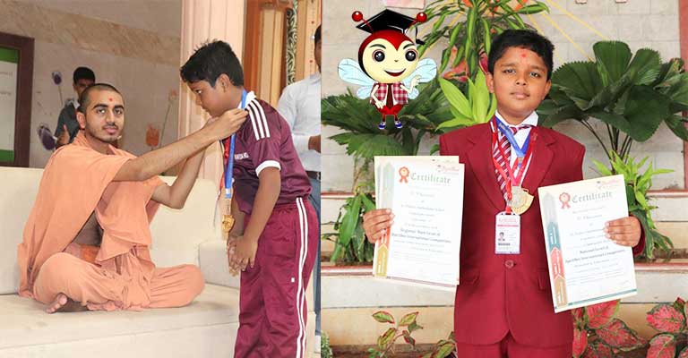 Gold Medal In Spell bee International Competition
