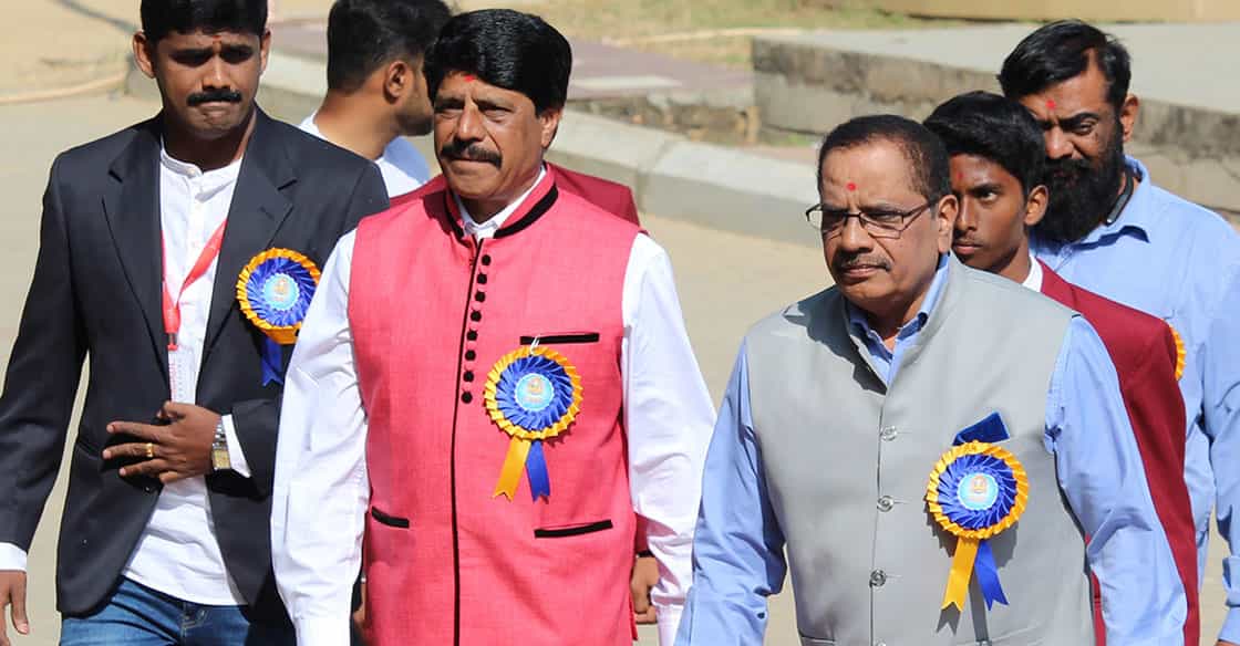 U-Mumba Kabaddi Team Coach Mr. Ravi Shetty at Swaminarayan Gurukul Bangalore