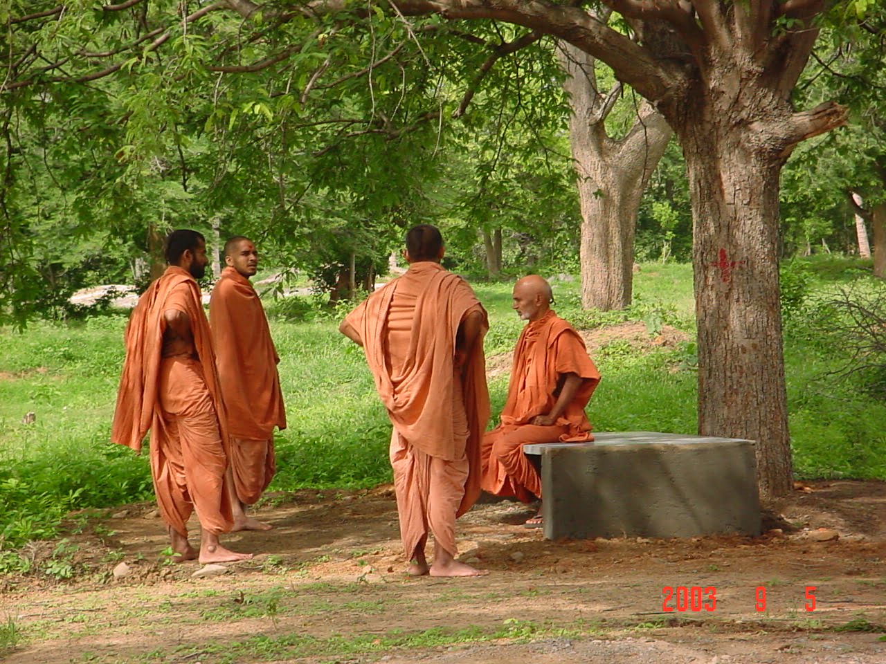 Pujya Bade Swamiji at Gurukul Bangalore Old Ashram
