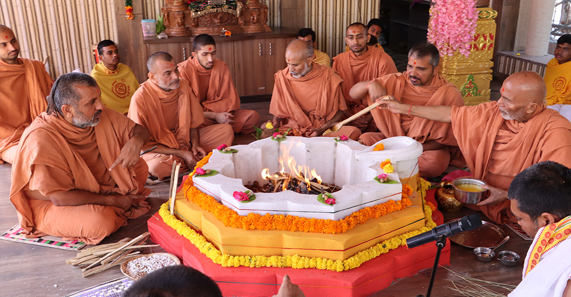 Inauguration of Gaushala and Yagnashala