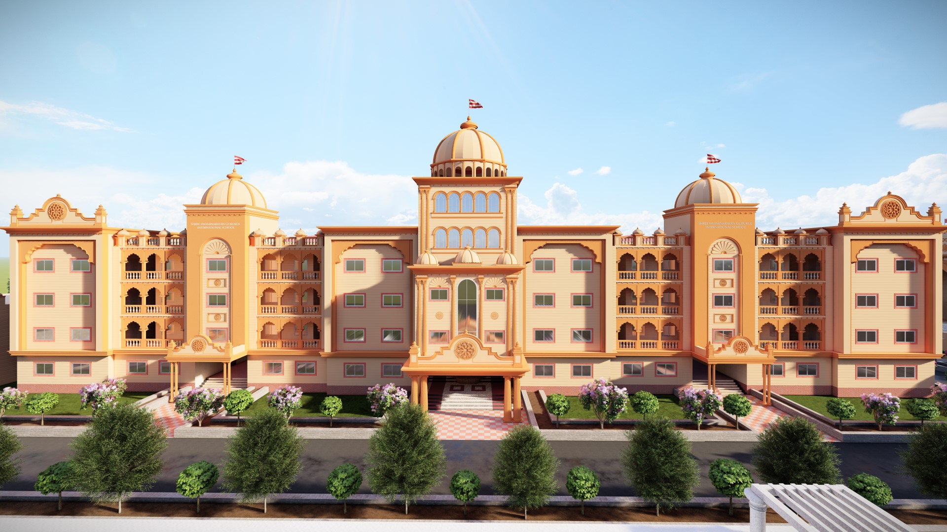 Tirupati School Building 3D, CO Admission Tirupati School Building 3D