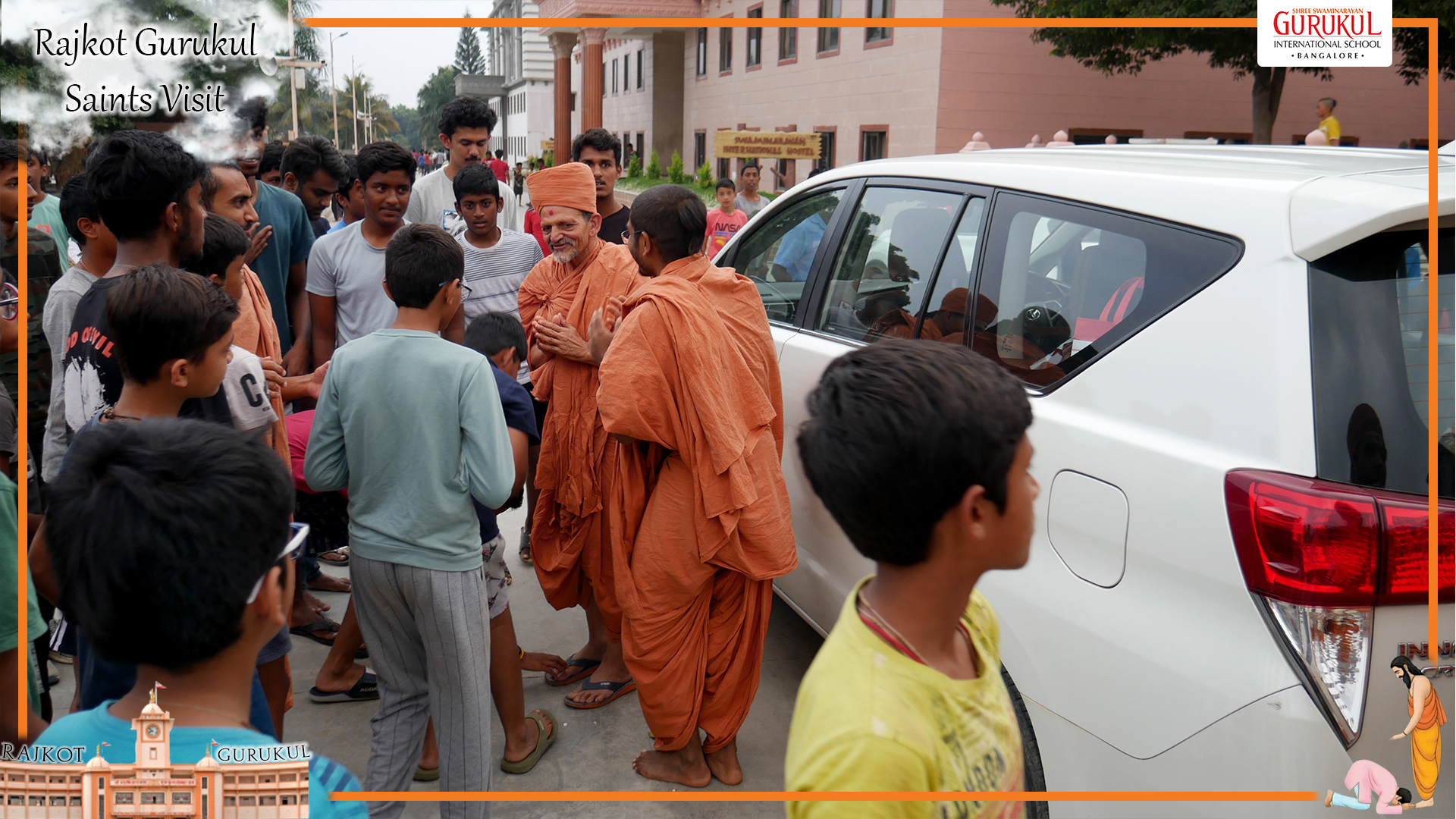 Rajkot Gurukul Saints Visit