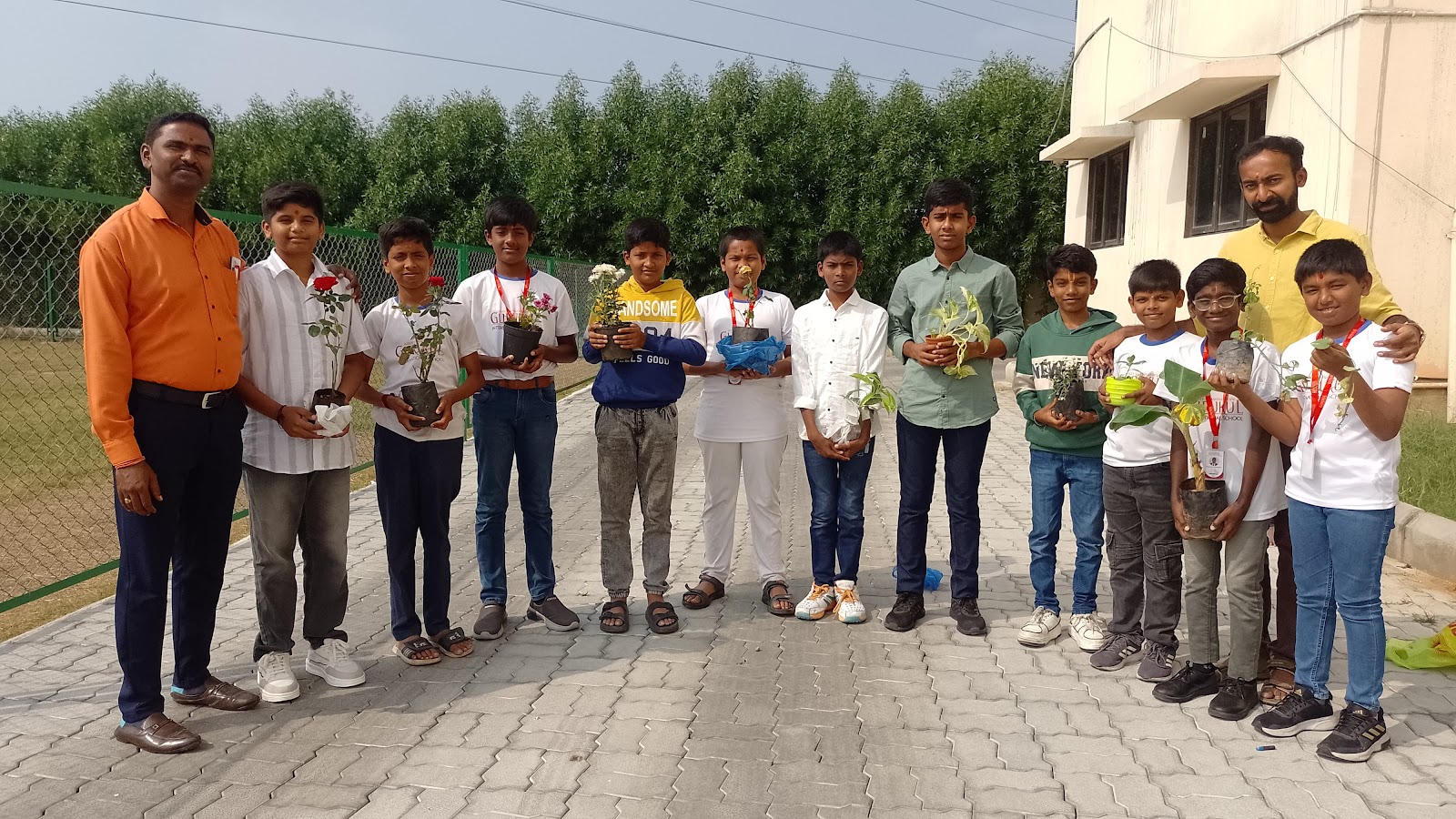 Nurturing Nature Students Celebrate Birthdays with Greenery