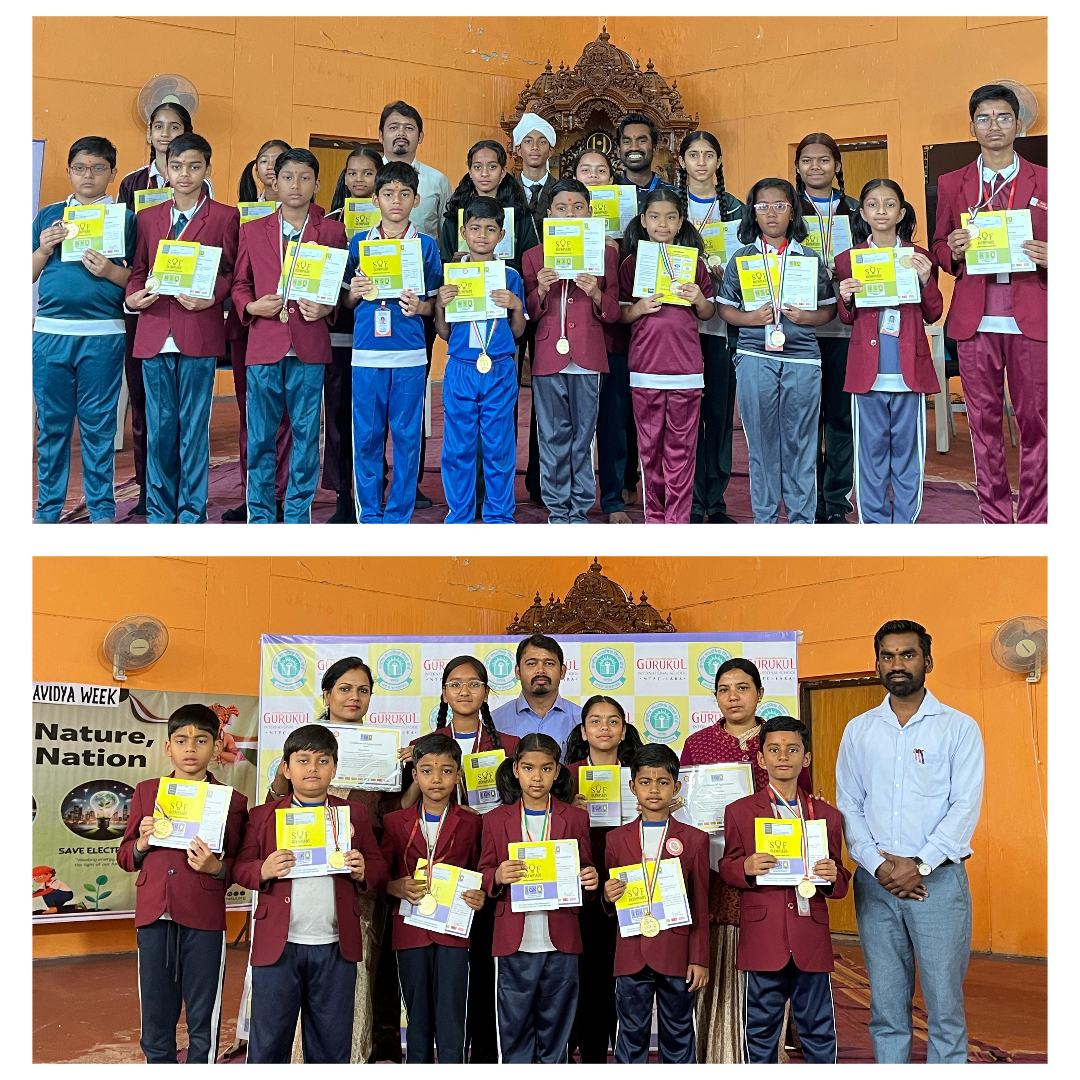Pride of Gurukul: Olympiad Winners Felicitated