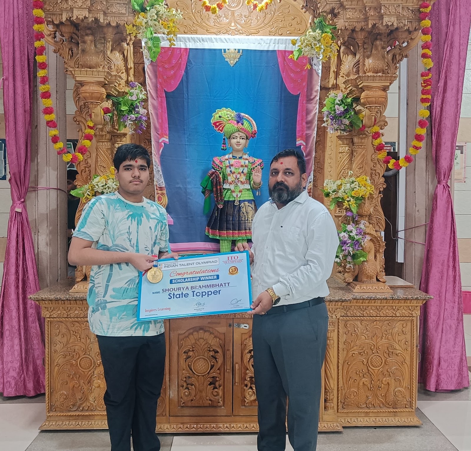 Gurukul Students Shine and won Gold Medal in India Talent Olympiad