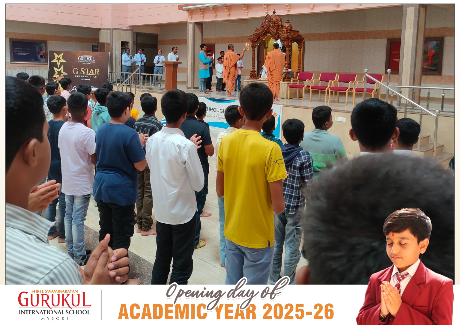 New Academic Year 2025-26 Welcome with Harmony at Gurukul Mysore