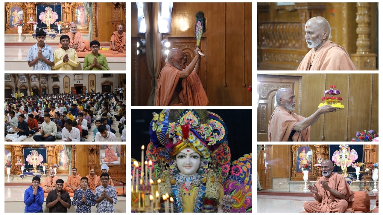 Blessing Assembly By Elder Swamiji Hosteller