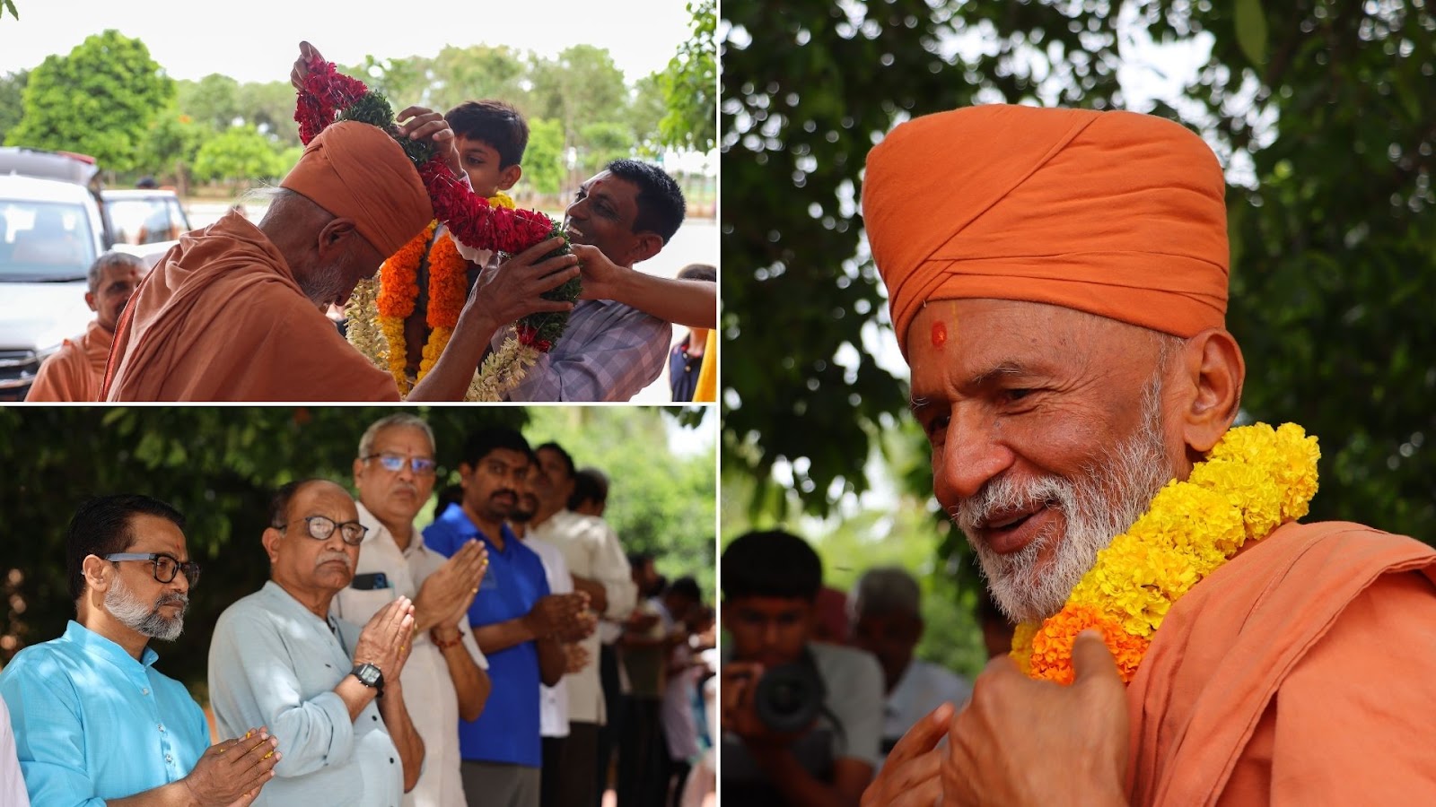 Swagatam! Pujya Mahant Swami