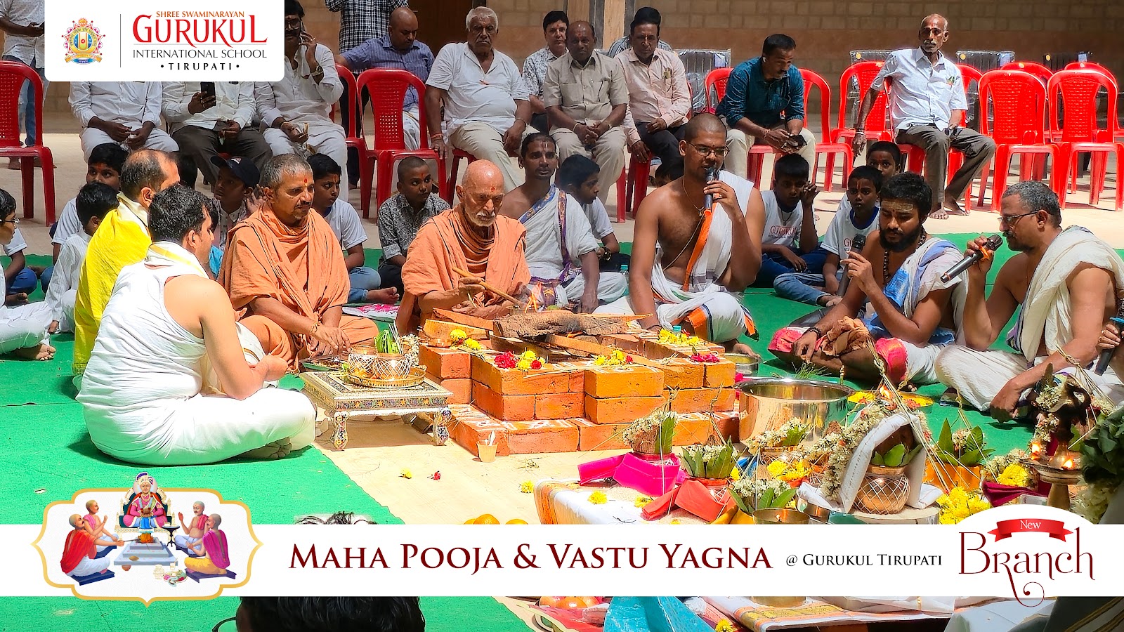 Maha Pooja & Vastu Yagna at Gurukul Tirupati