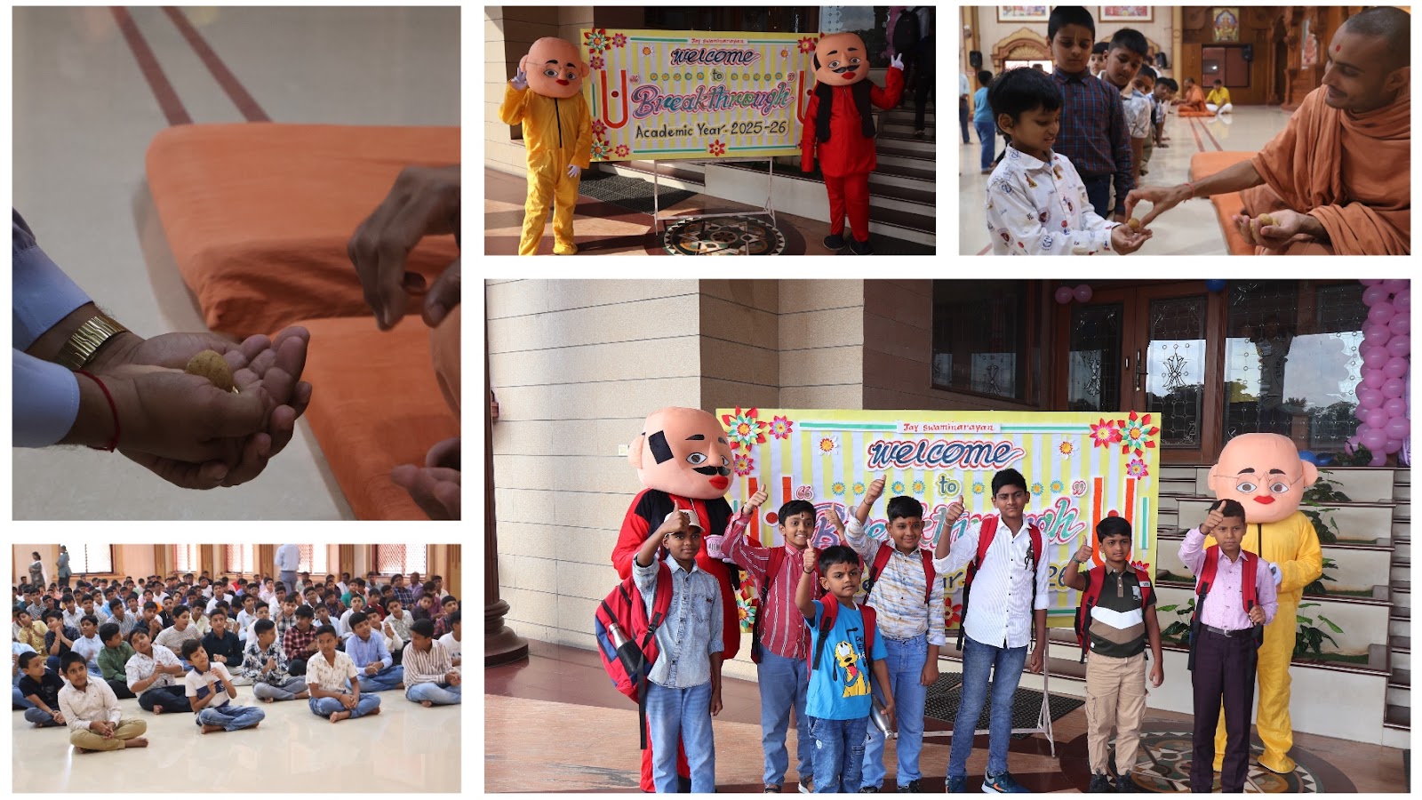 Day School Reopens LKG to 9th Begin with Blessings