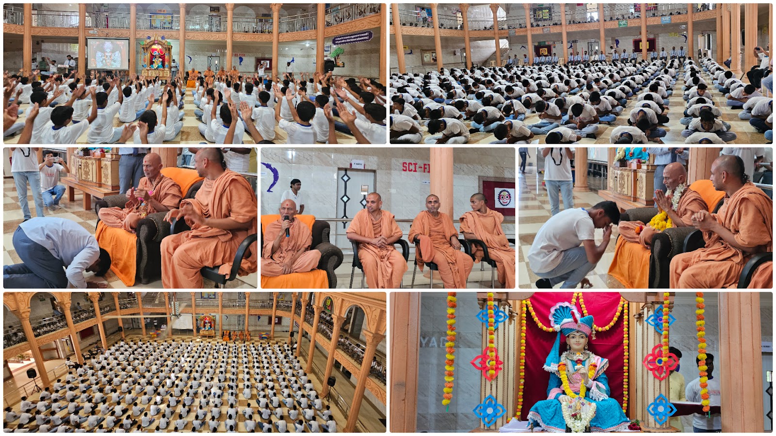 Visit of Mahant Swamiji