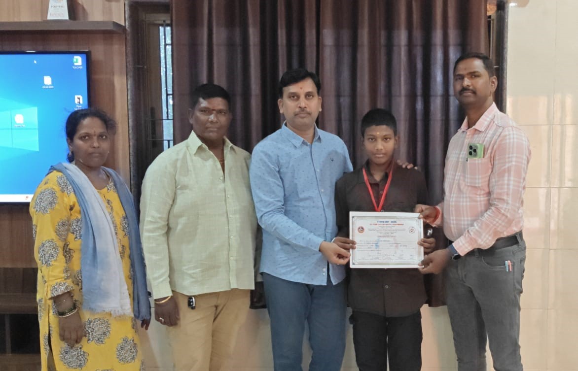 Krithik Shines with Gold at State Boxing Championship