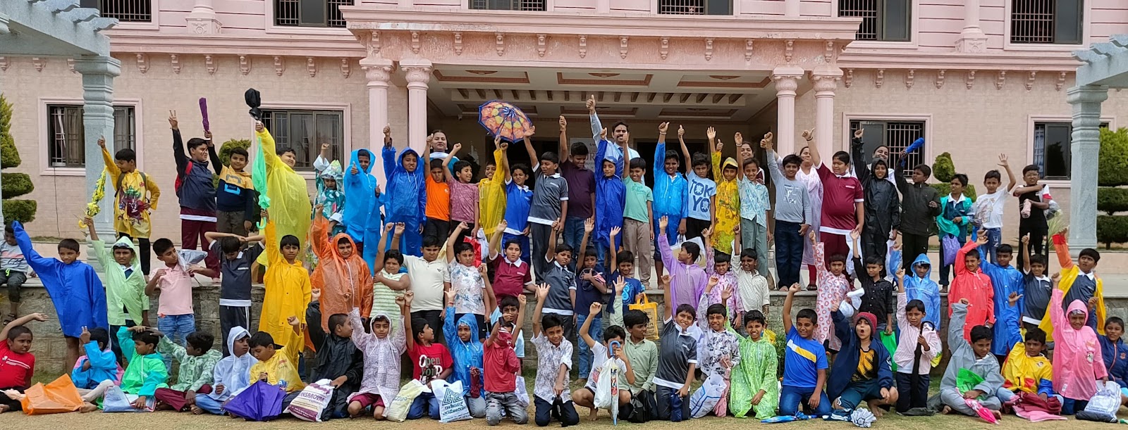 Rainy Day Sports Event Showers Joy and Team Spirit